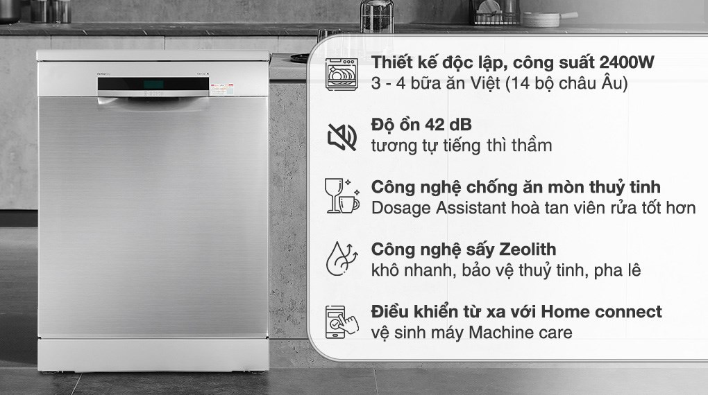 Máy rửa chén độc lập Bosch SMS6ZCI08E