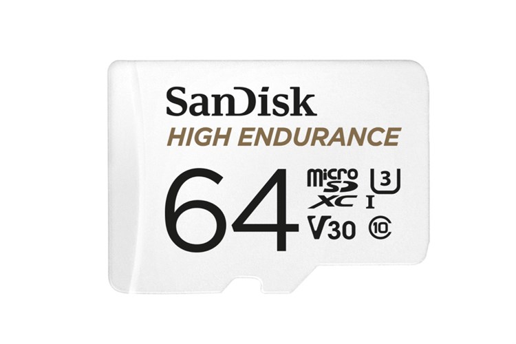 Thẻ nhớ chuyên Camera Sandisk MicroSD 64GB class 10_U3 Màu Trắng