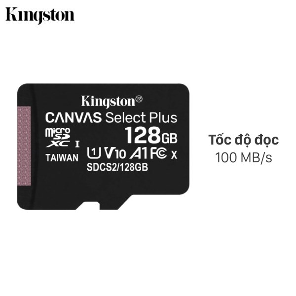 Thẻ nhớ Kingston MicroSD 128GB class 10_U1