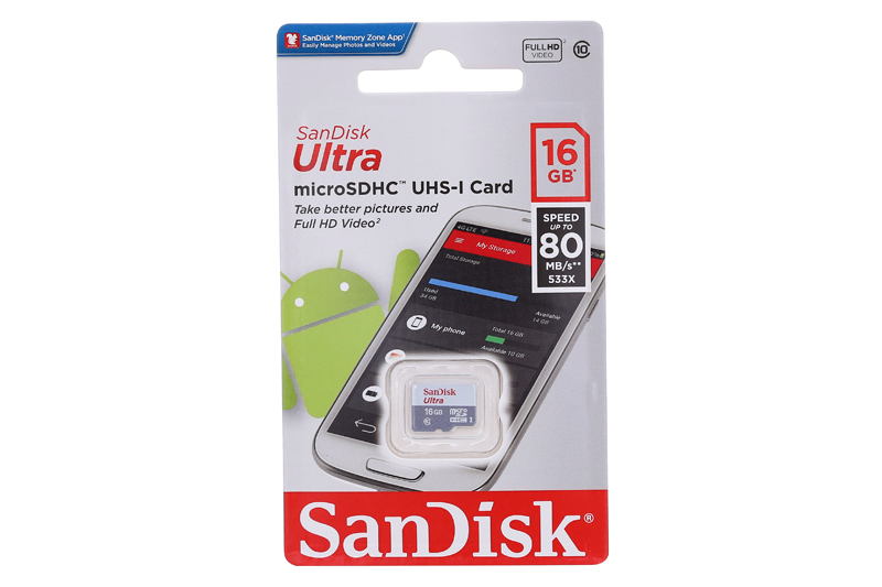 Thẻ nhớ MicroSD 16GB Class 10