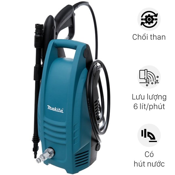 Máy phun xịt rửa áp lực cao Makita HW101 1300W