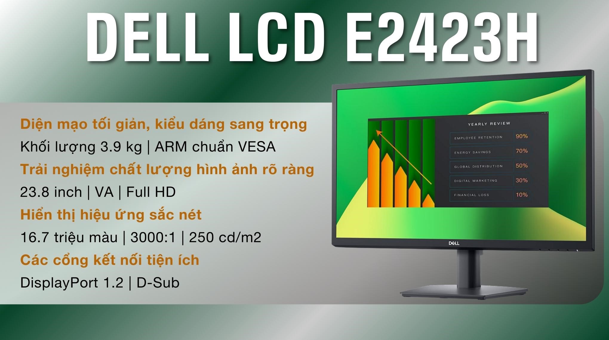Dell 23.8 inch Full HD E2423H