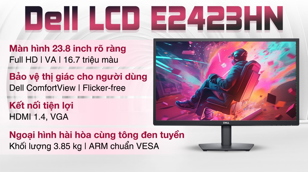Dell 23.8 inch Full HD E2423HN