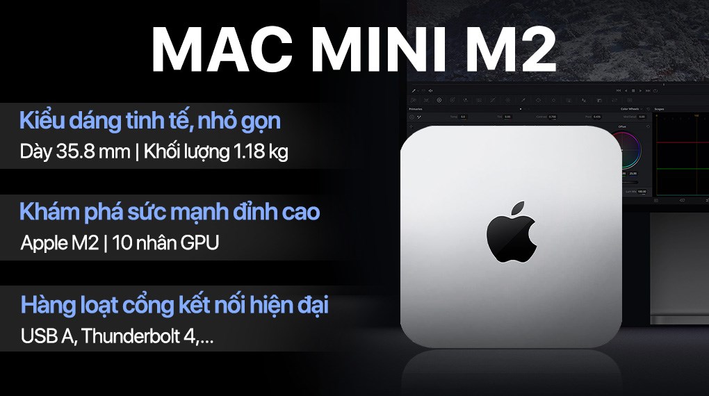 Mac mini M2 2023 8-core CPU/16GB/256GB/10 core GPU