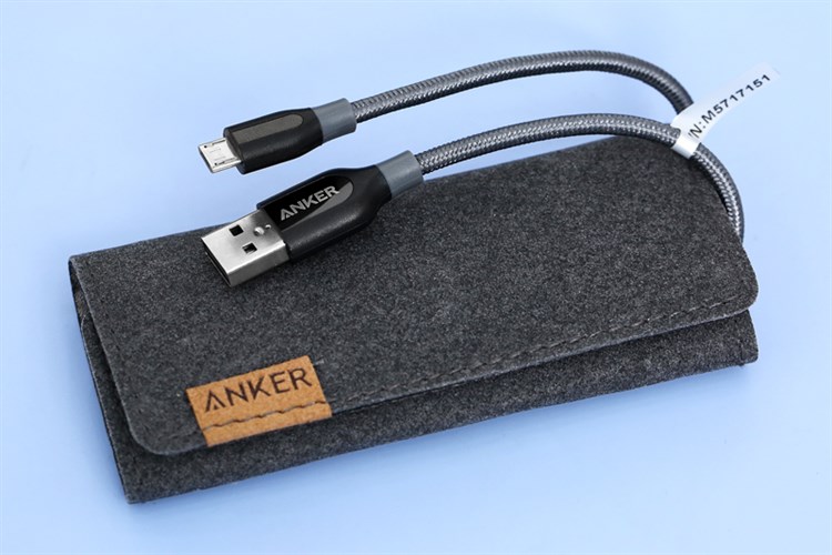 Cáp Micro USB 0.9m Anker PowerLine+ A8142 Màu Xám