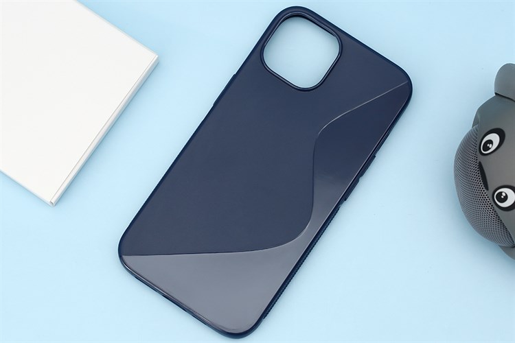 Ốp lưng iPhone 13 Nhựa dẻo S Soft Case OSMIA Màu Xanh Navy