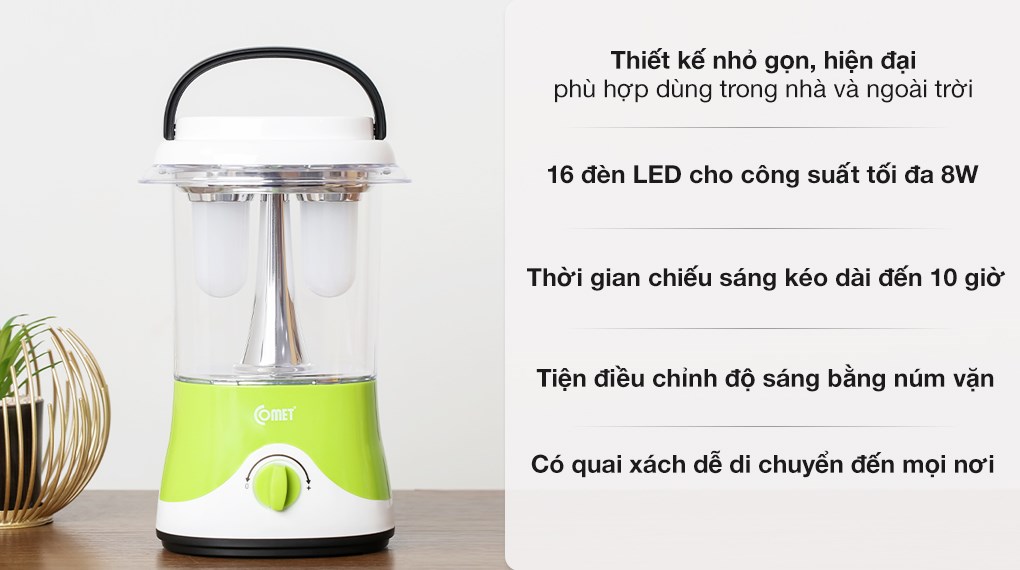 Đèn sạc LED Comet CRL3102