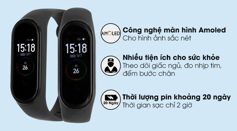 Vòng đeo tay thông minh Mi Band 4