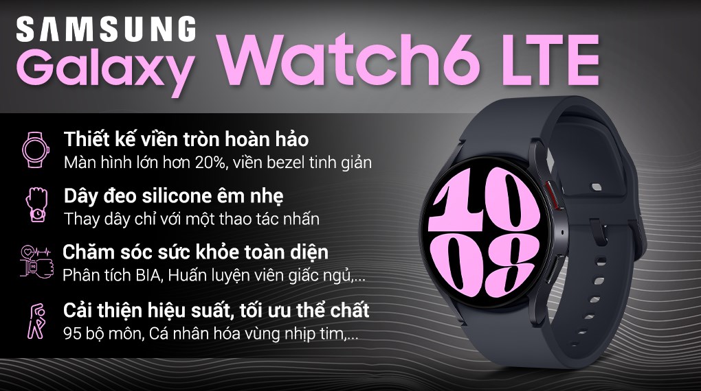 Đồng hồ thông minh Samsung Galaxy Watch6 LTE 40mm