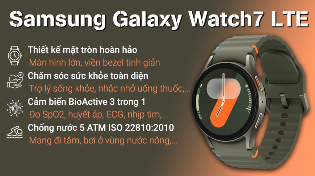 Đồng hồ thông minh Samsung Galaxy Watch7 LTE 40mm