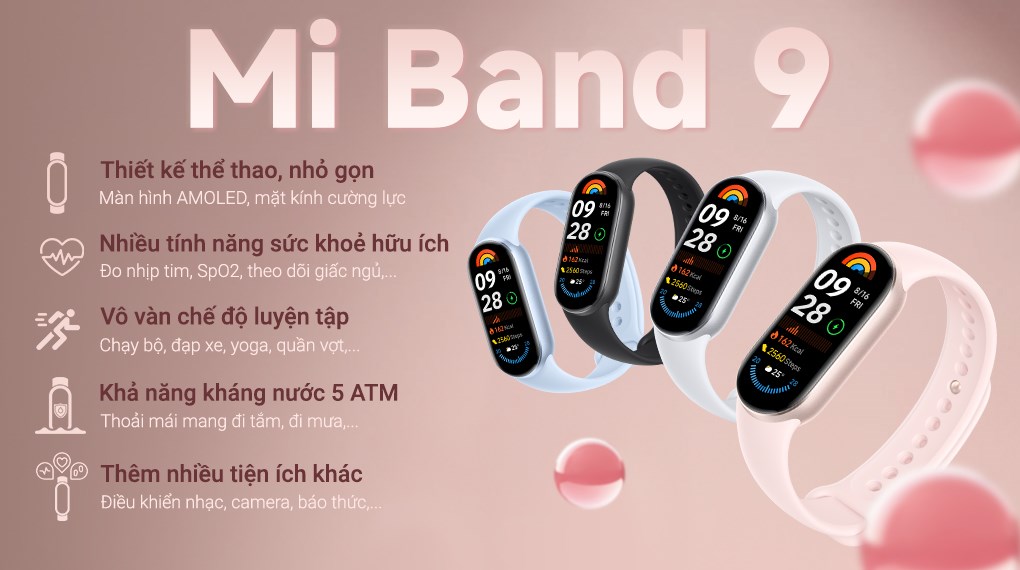 Vòng đeo tay thông minh Mi Band 9