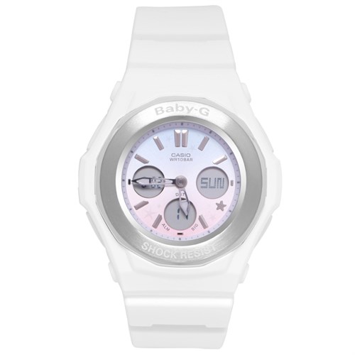 Đồng hồ BABY-G 39 mm Nữ BGA-100ST-7ADR Màu Trắng