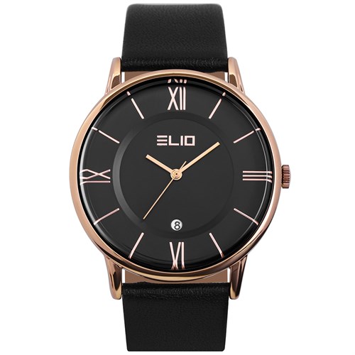 Đồng hồ ELIO 40 mm Nam EL050-01 Màu Đen