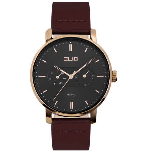 Đồng hồ ELIO 42 mm Nam EL054-01 Màu Nâu