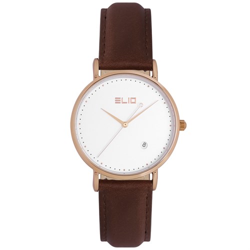 Đồng hồ ELIO 29 mm Nữ EL062-02 Màu Nâu