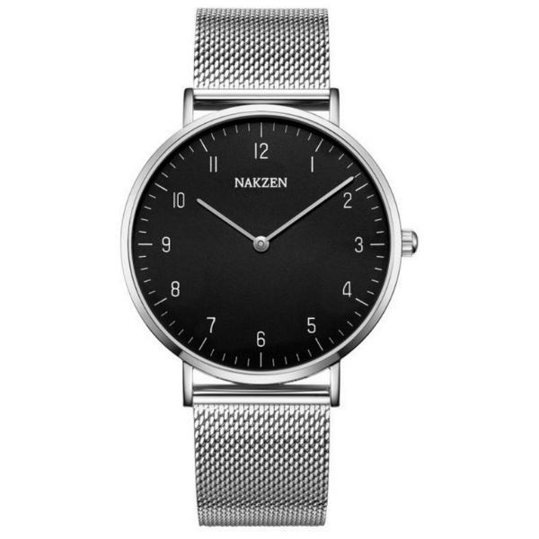 Đồng hồ NAKZEN 40 mm Nam SS9001G-1D Màu Bạc