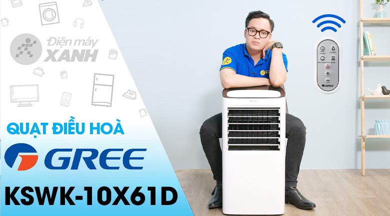 Quạt điều hoà Gree KSWK-10X61D 68W