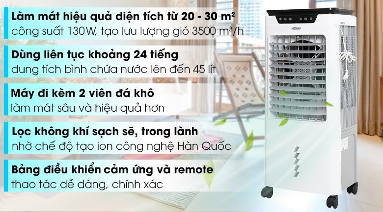 Quạt điều hòa Hommy RPD-80 130W