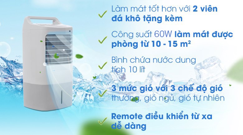 Quạt điều hòa Midea AC120-16AR 60W