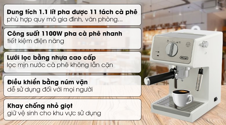 Máy pha cà phê Delonghi ECP33.21.W