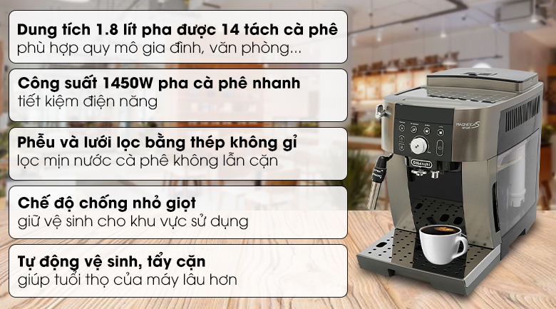 Máy pha cà phê Delonghi ECAM250.33.TB