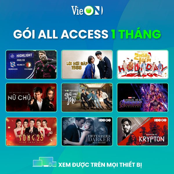 VieON All Access chính hãng