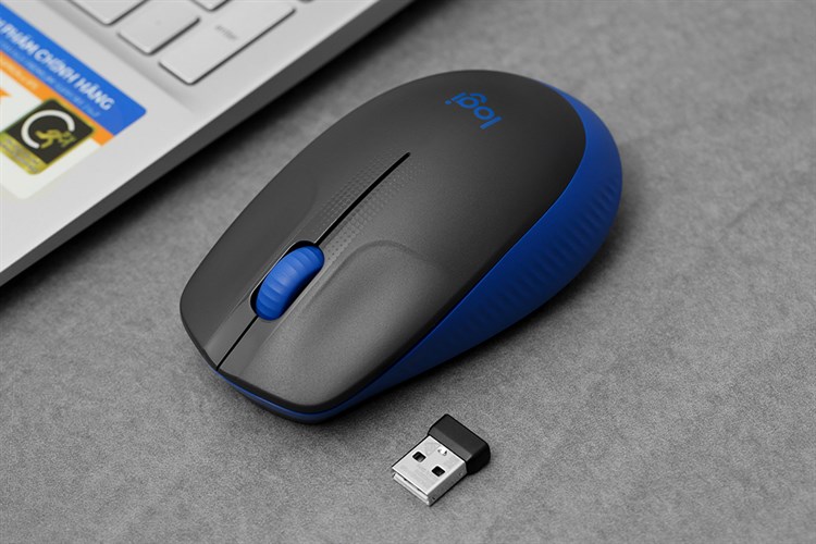 Chuột Không dây Logitech M190 Màu Xanh đen