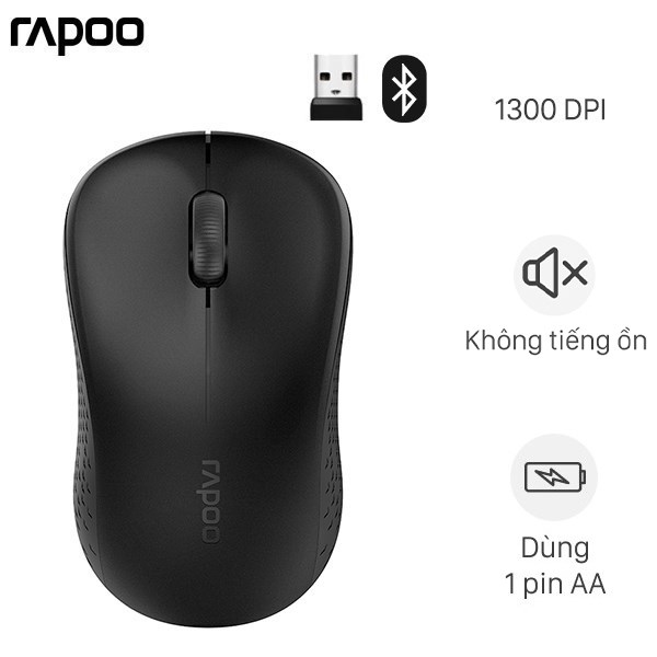 Chuột Bluetooth Silent Rapoo M160