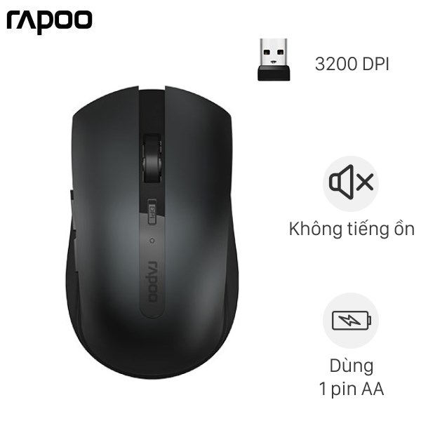 Chuột Không dây Silent Rapoo M320