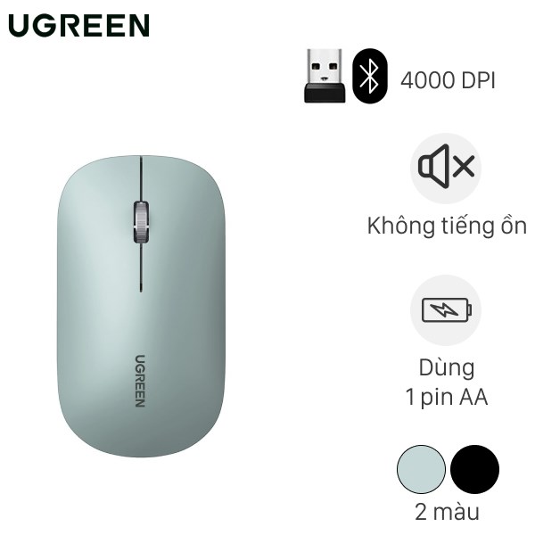 Chuột Bluetooth Silent Ugreen MU001