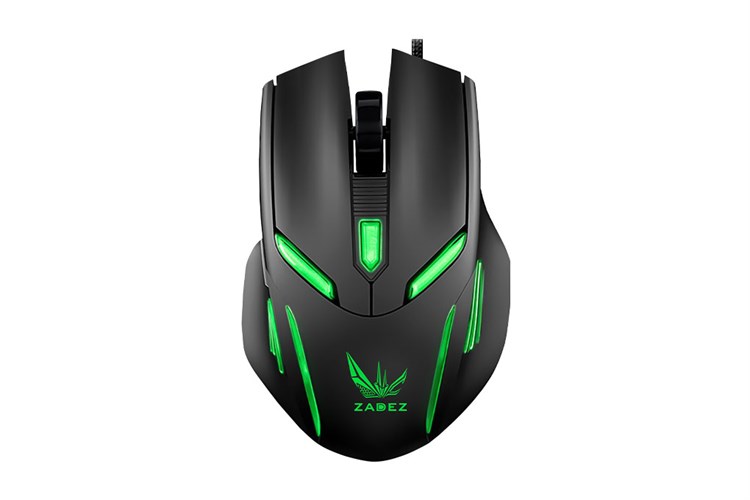 Chuột Có dây Gaming Zadez G-611M Màu Đen