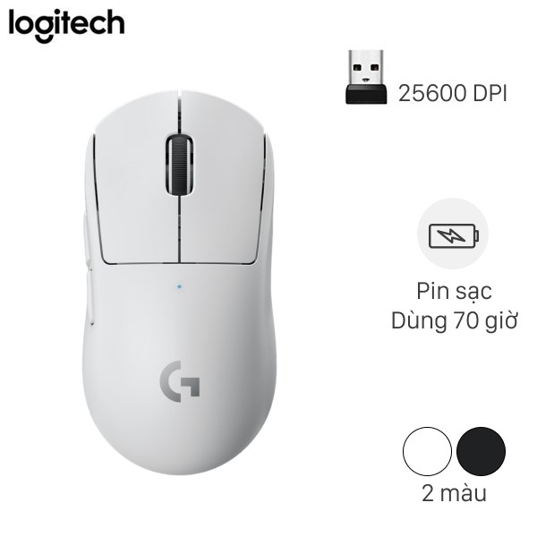 Chuột sạc Không dây Gaming Logitech G Pro X Superlight