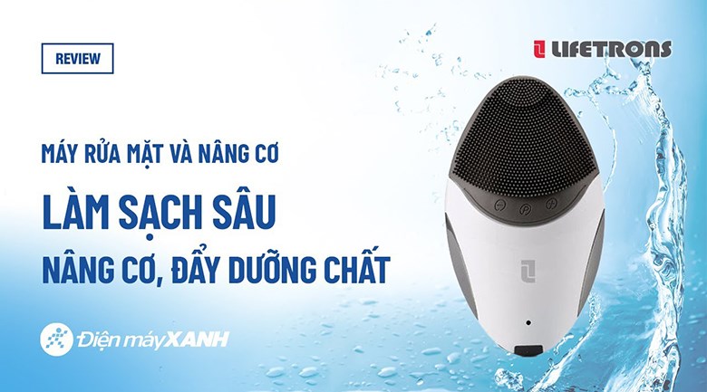 Máy rửa mặt và nâng cơ mặt Lifetrons CMD-100