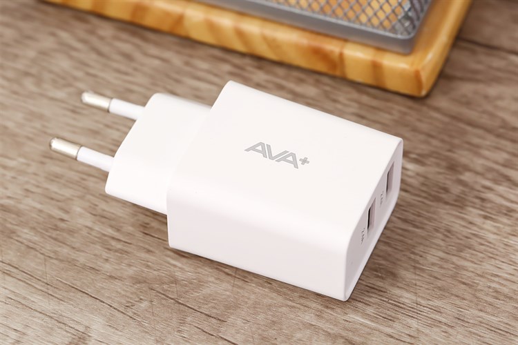 Adapter Sạc USB 12W AVA+ DS020B Màu Trắng