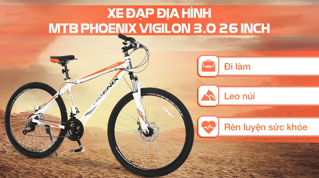 Xe Đạp Địa Hình MTB Phoenix Vigilon 3.0 26 inch