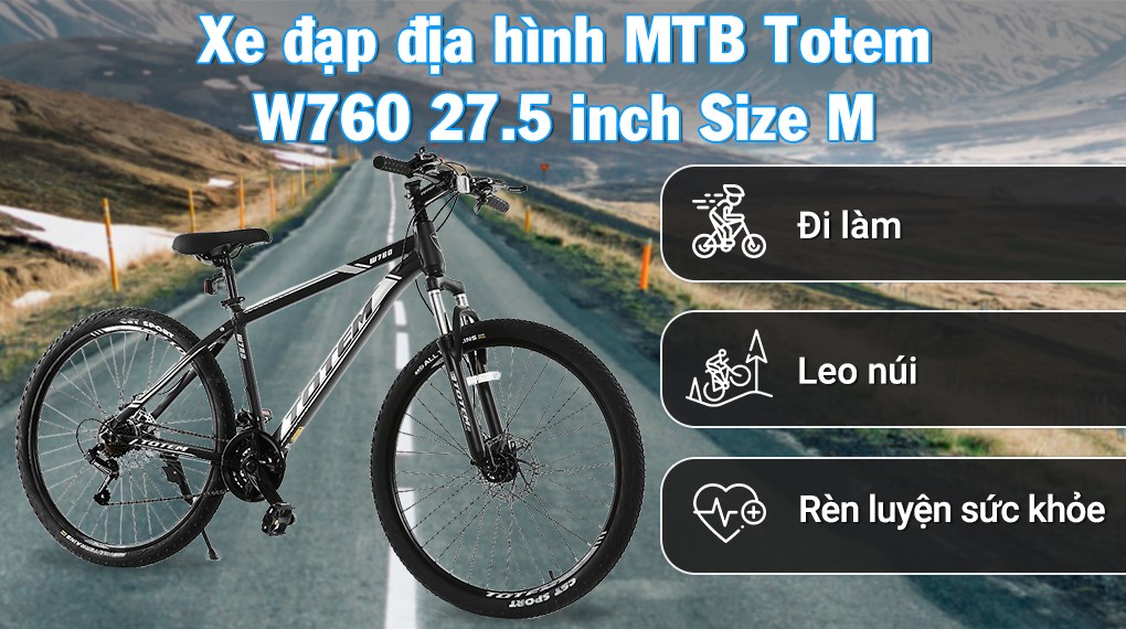 Xe Đạp Địa Hình MTB Totem W760 27.5 inch Size M