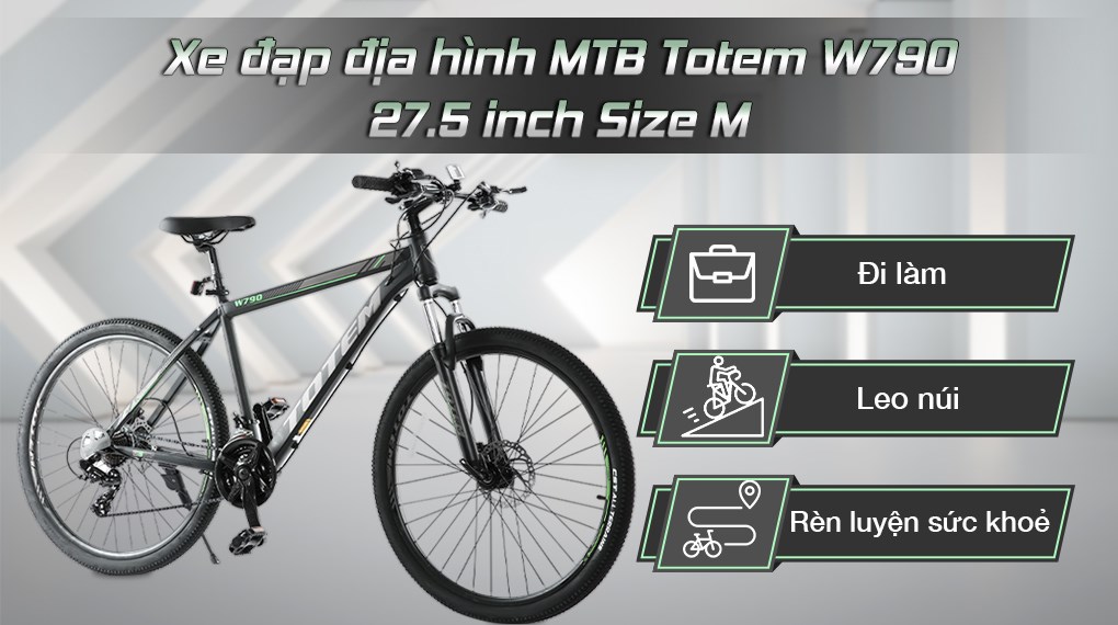 Xe Đạp Địa Hình MTB Totem W790 27.5 inch Size M