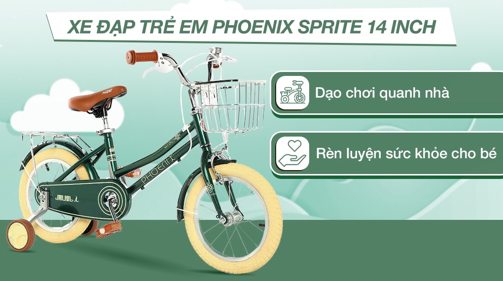 Xe Đạp Trẻ Em Phoenix Sprite 14 inch