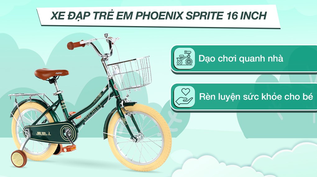 Xe Đạp Trẻ Em Phoenix Sprite 16 inch